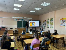 Сегодня в нашей школе прошло особенное занятие «Разговоры о важном», посвященное 80-летию Великой Победы..